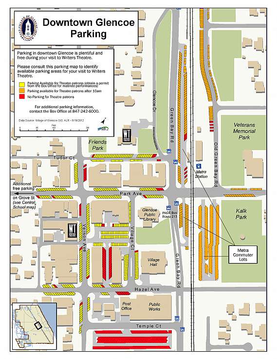 Parking – Plan Your Visit | Writers Theatre